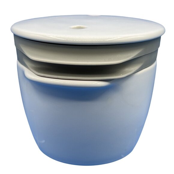 Pampered Chef White Breakfast Sandwich Maker With Lid & Inserts Dishwasher Safe - Picture 9 of 15